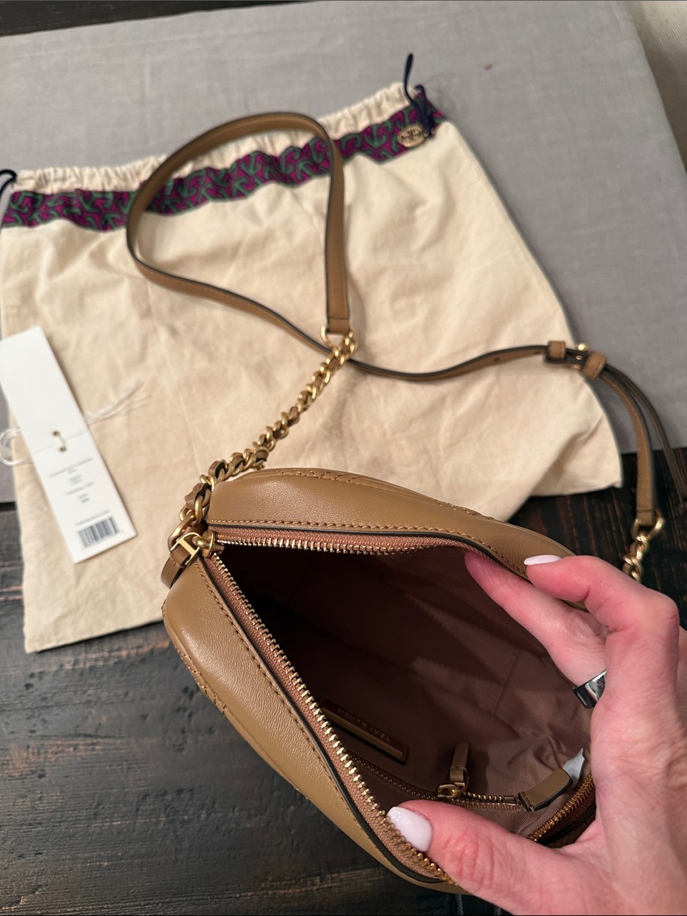 Tory Burch Fleming Soft Camera Bag - Picture 6 of 6